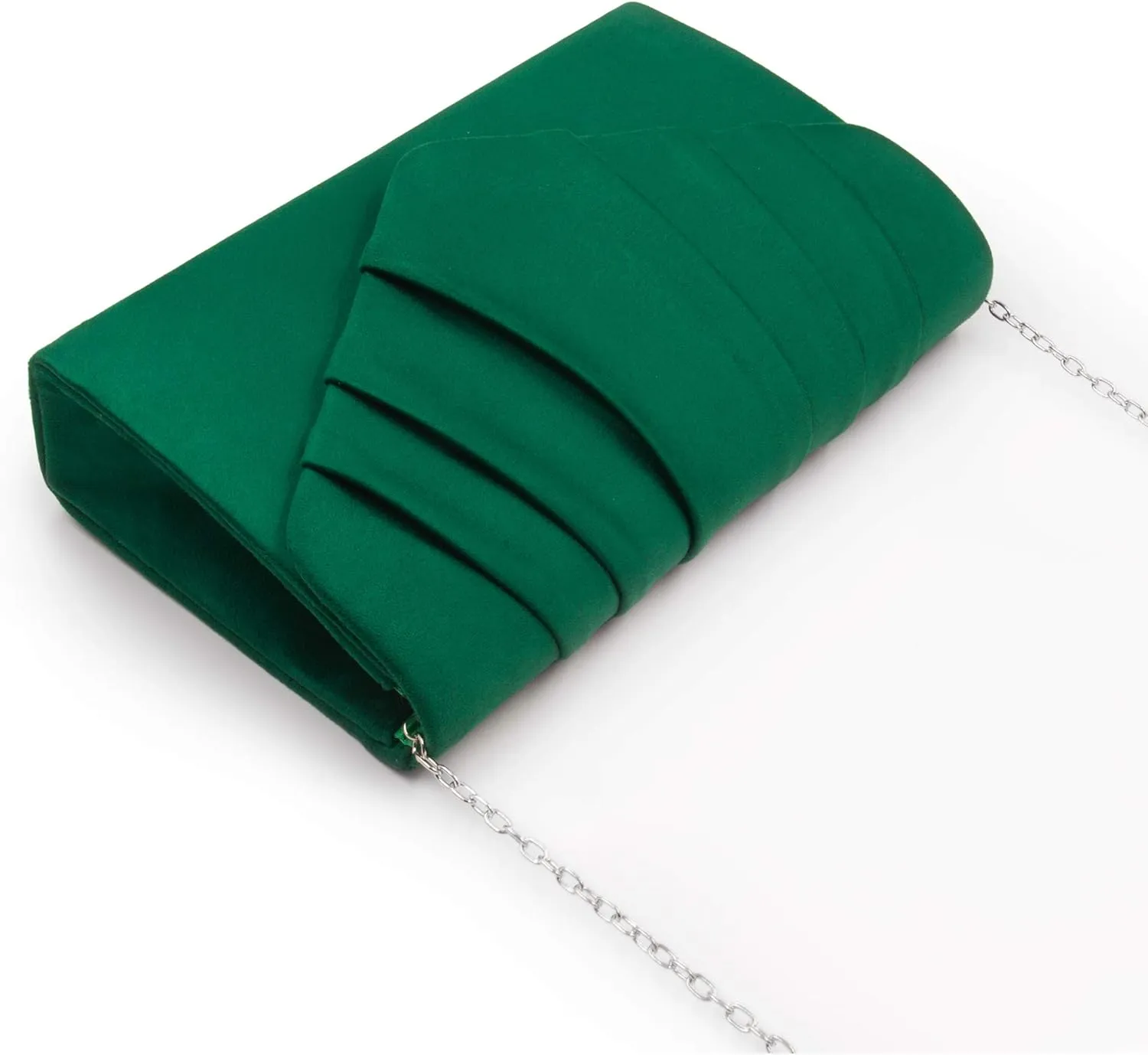 Milisente Clutch Purses For Women Formal Pleated Evening Bag Bridal Evening Clutch Bag