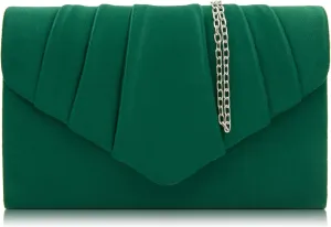 Milisente Clutch Purses For Women Formal Pleated Evening Bag Bridal Evening Clutch Bag