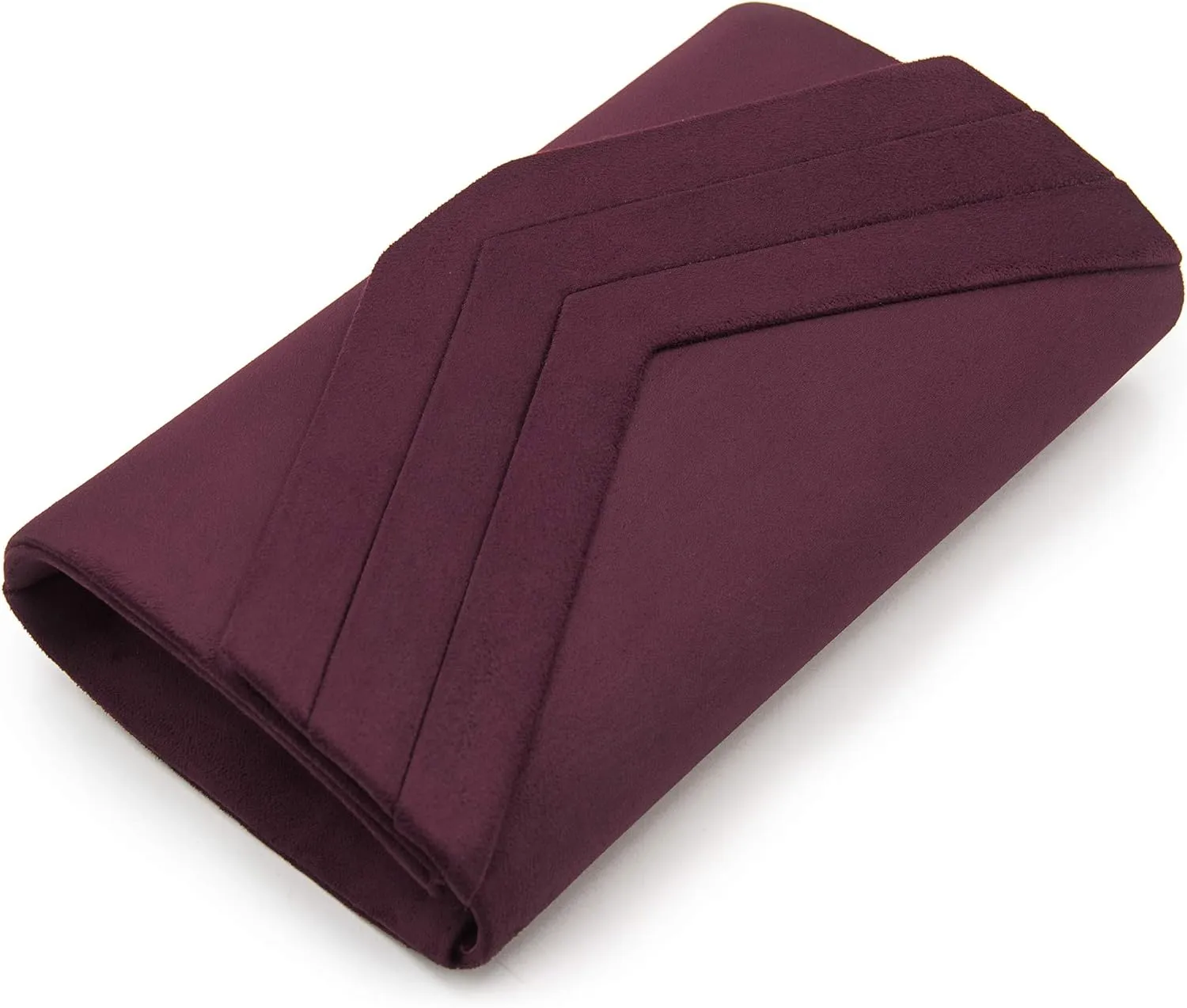 Milisente Evening Bag for Women, Suede Envelope Evening Purses Crossbody Shoulder Clutch Bag