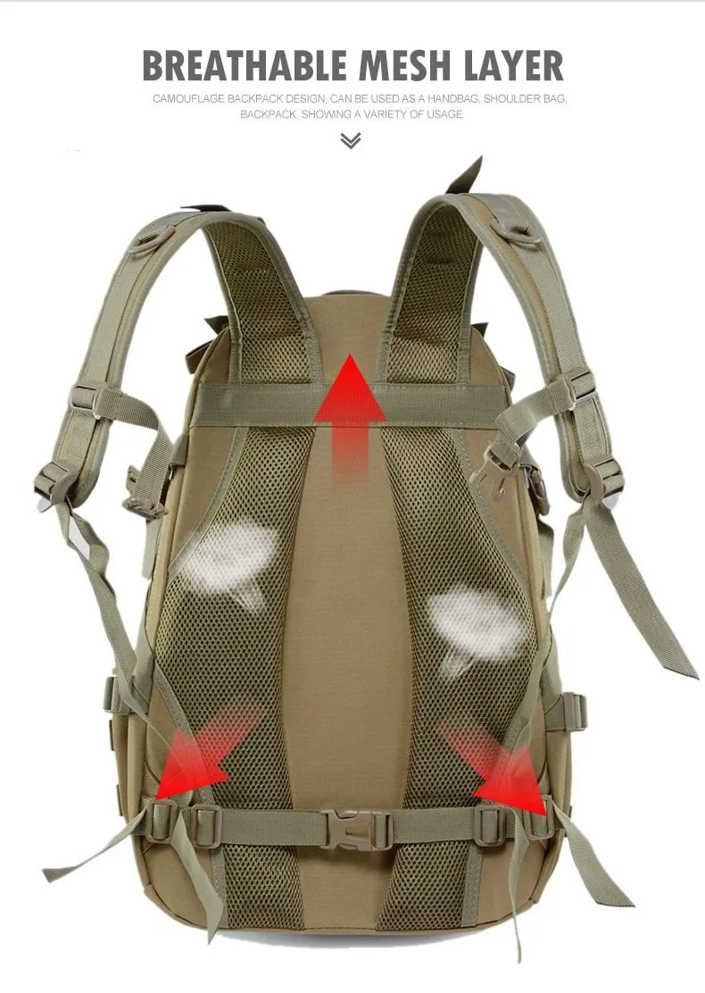 Military Tactical Outdoor Backpack