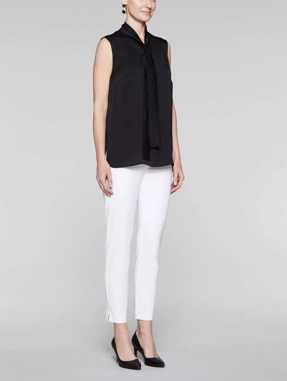MISOOK Women Sleeveless Blouse - Pull on, Unlined Woven Tank Machine or Hand Wash Washable for Ladies & Girls