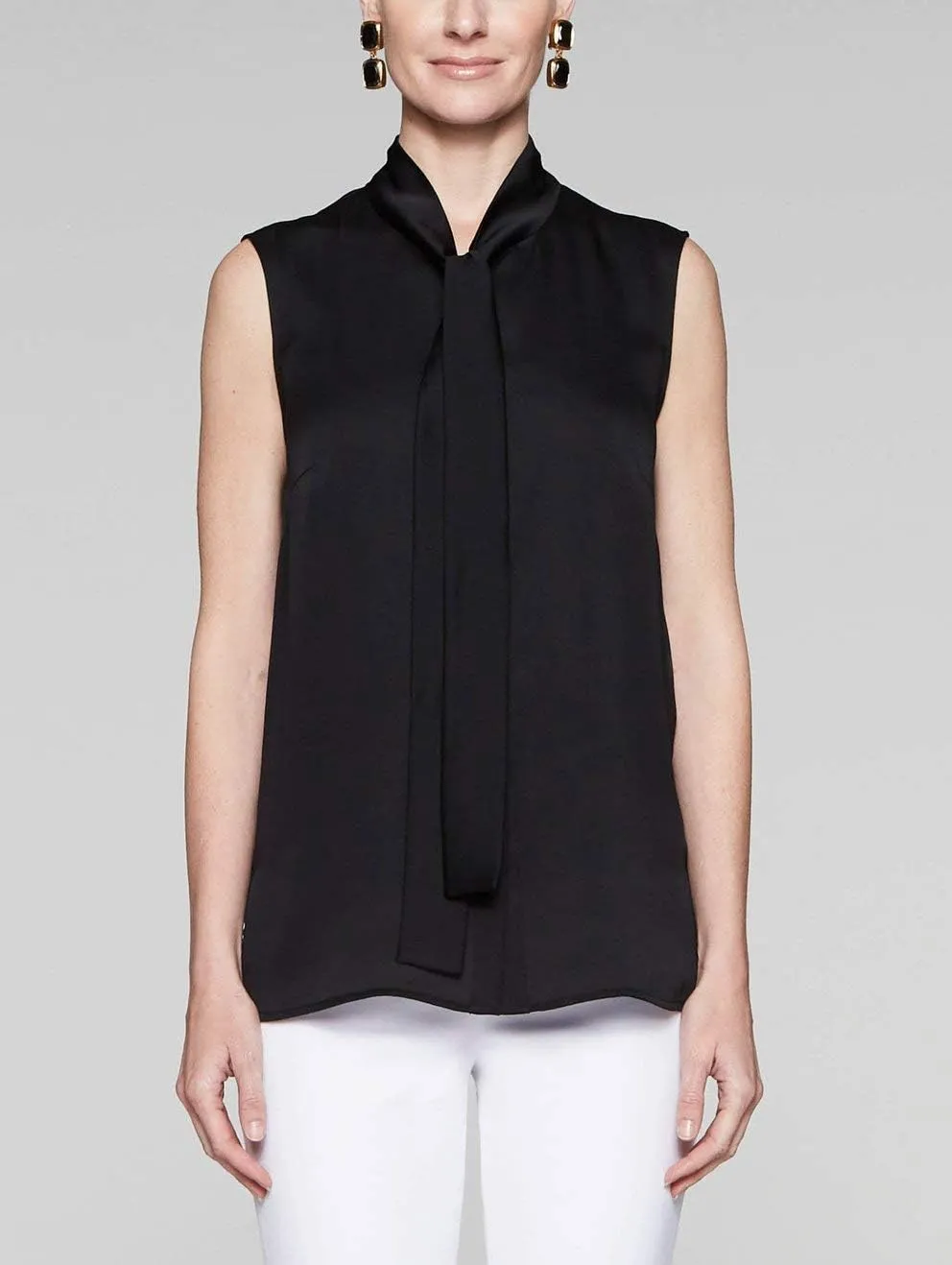 MISOOK Women Sleeveless Blouse - Pull on, Unlined Woven Tank Machine or Hand Wash Washable for Ladies & Girls