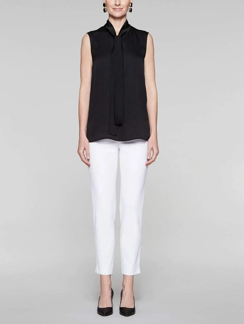 MISOOK Women Sleeveless Blouse - Pull on, Unlined Woven Tank Machine or Hand Wash Washable for Ladies & Girls