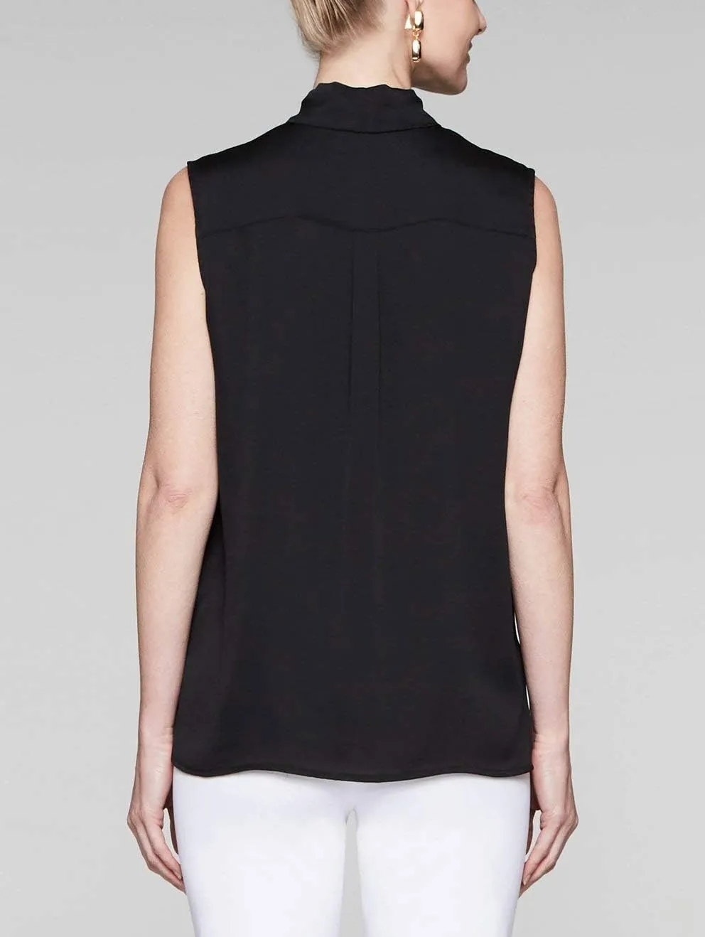 MISOOK Women Sleeveless Blouse - Pull on, Unlined Woven Tank Machine or Hand Wash Washable for Ladies & Girls
