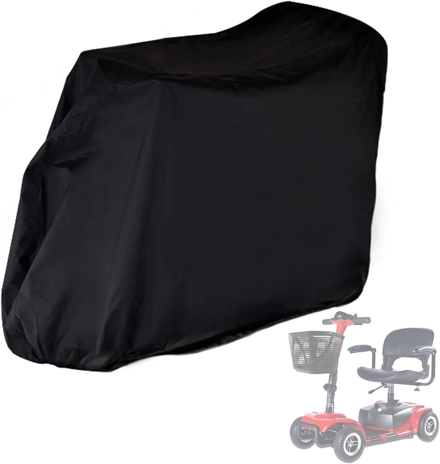 Mobility Scooter Cover - Waterproof, Heavy Duty All-Weather Protection - 55 x 26 x 36 Inch