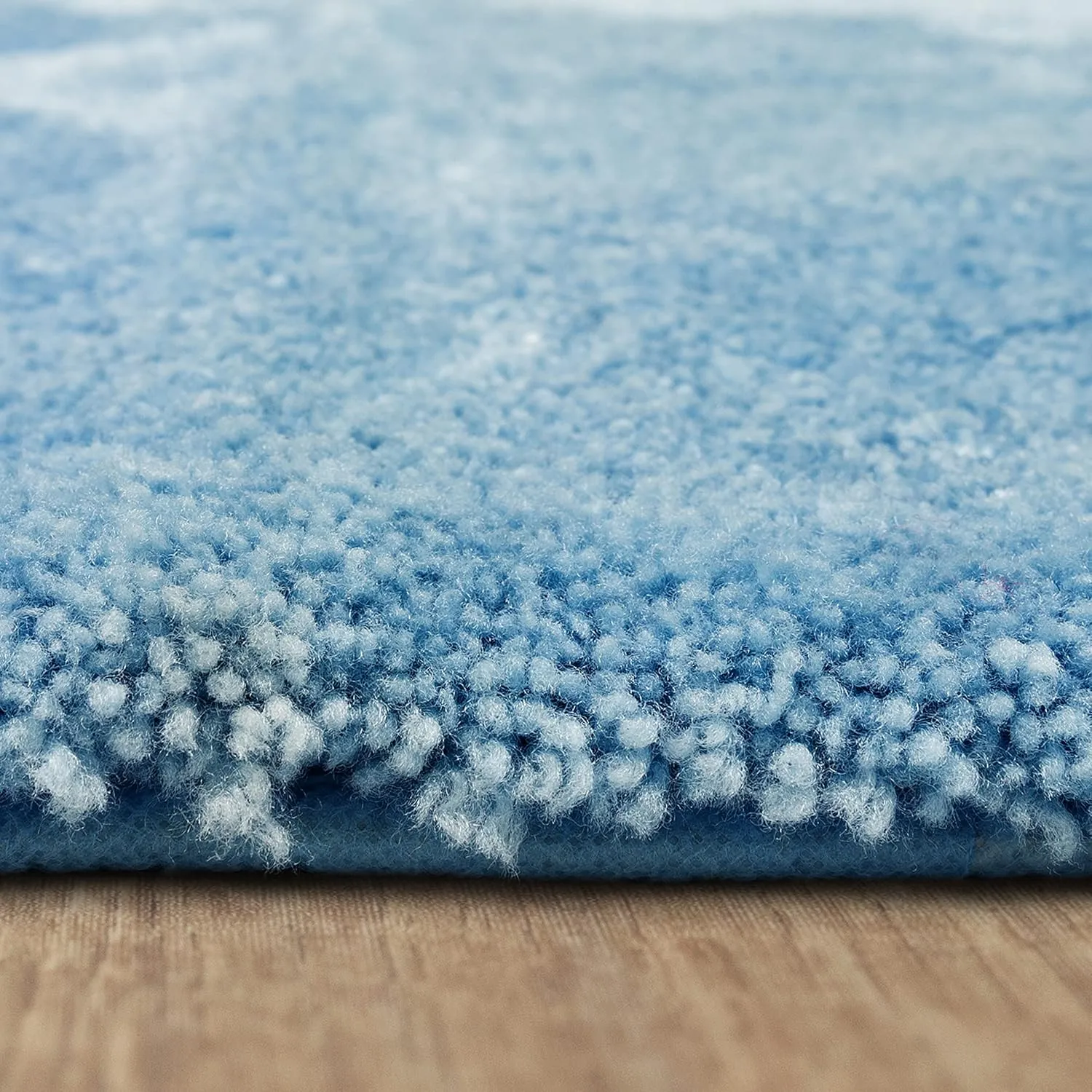 Mohawk Home Machine Washable Royal Bath Mat, Wedgewood Blue (1' 5" x 2')