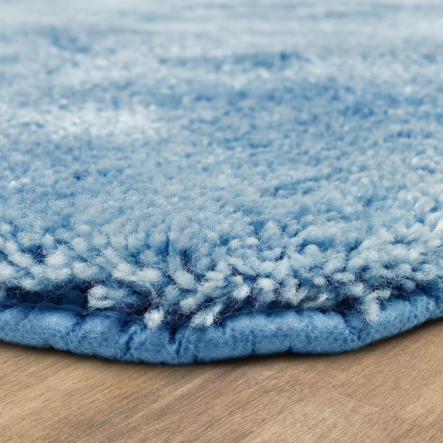 Mohawk Home Machine Washable Royal Bath Mat, Wedgewood Blue (1' 5" x 2')