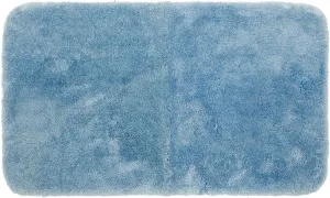 Mohawk Home Machine Washable Royal Bath Mat, Wedgewood Blue (1' 5" x 2')