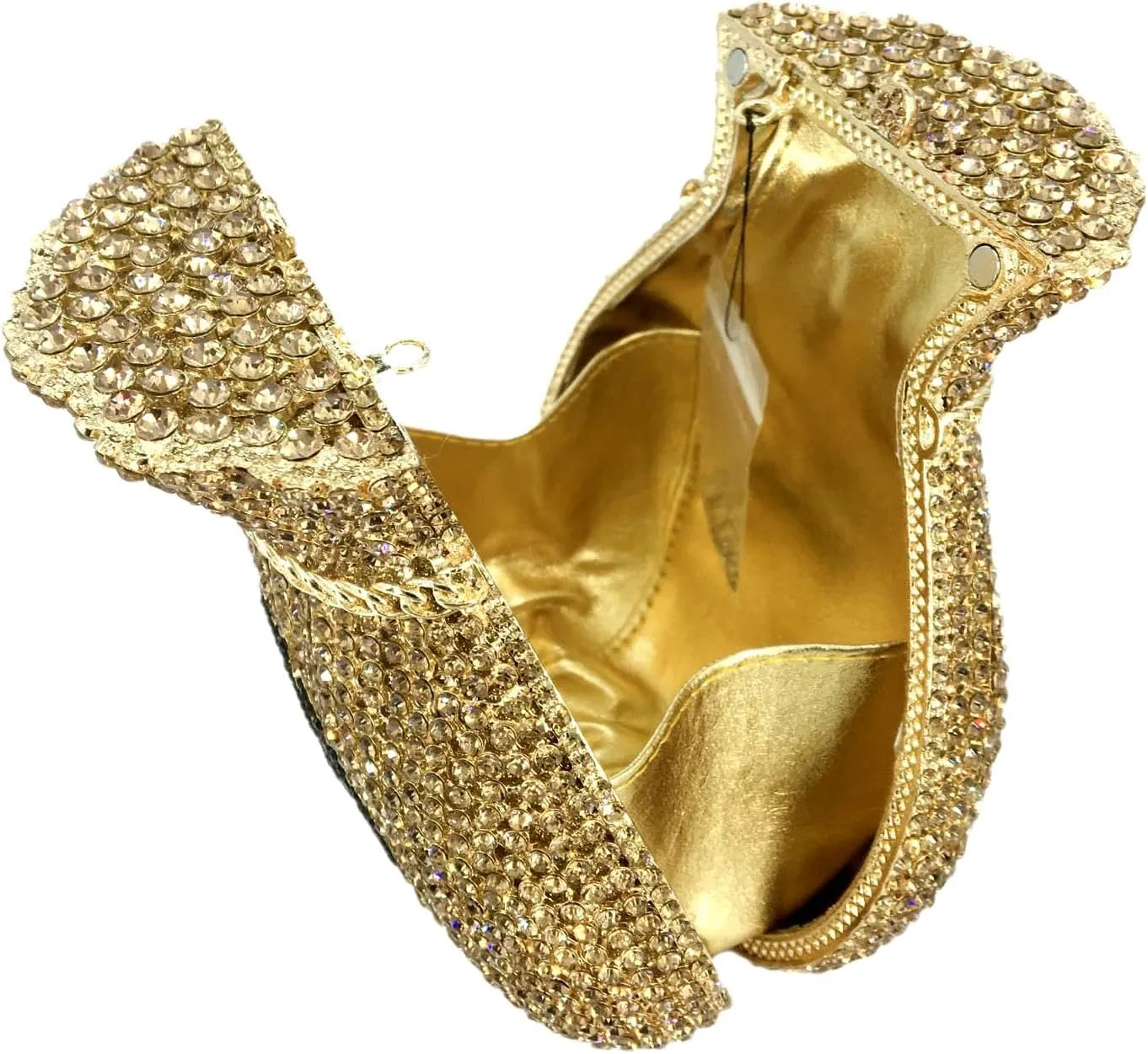 Money Crystal Clutch Bag Women Dollars Evening Handbags Bridal Party Rhinestone Clutch Purse Cocktail Bag,Mini