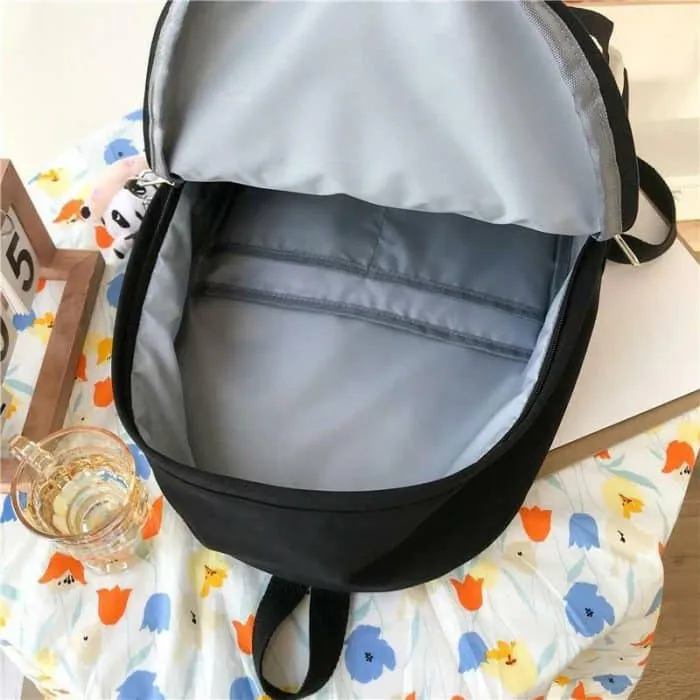 Moo Cow Large Canvas Backpacks – Women Travel Shoulder Bag Casual College Style Girls Backpack #111