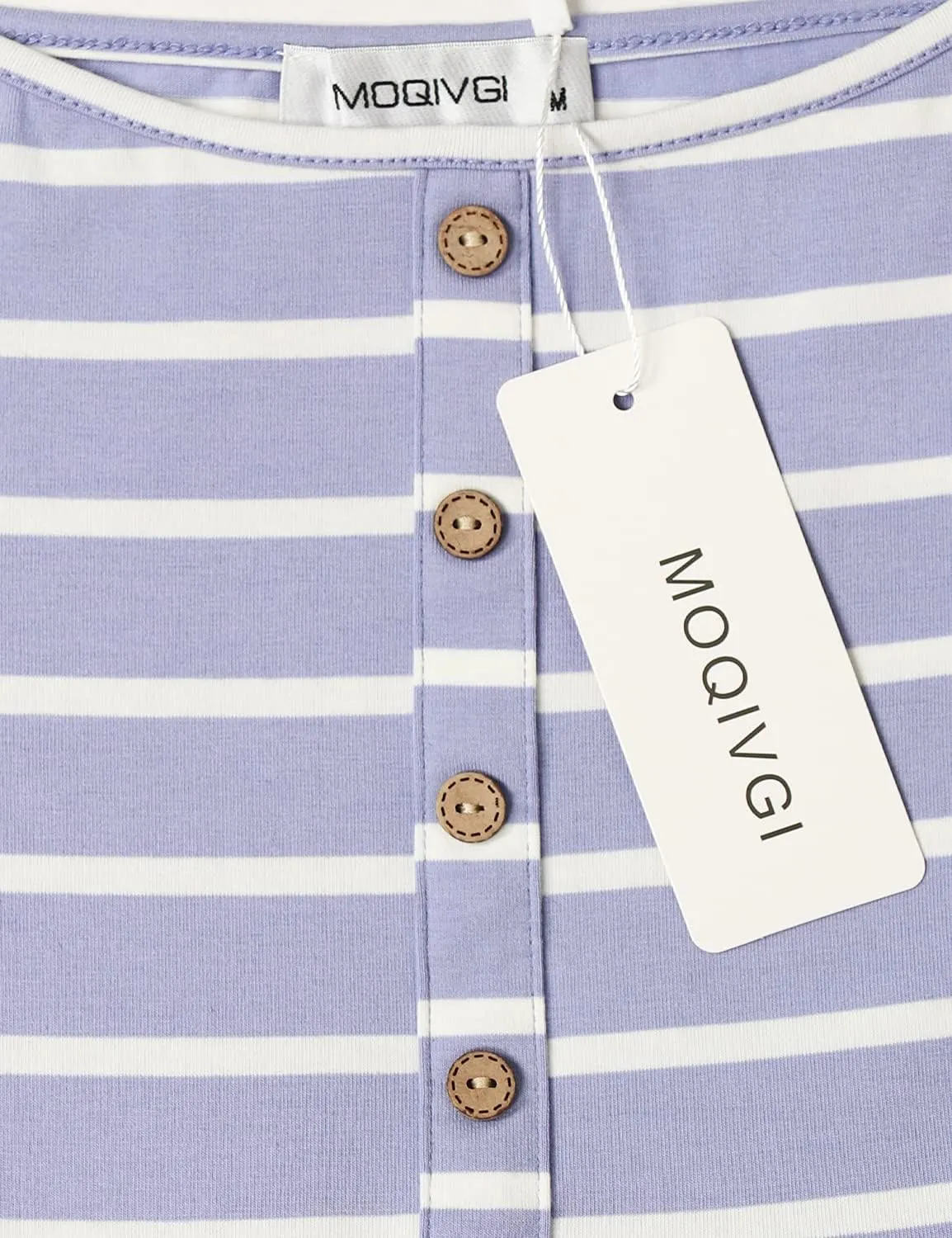 MOQIVGI Womens Spaghetti Strap Button Detail Pleated Summer Casual Stripe Dresses