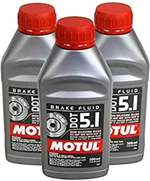 Motul DOT 5.1 High Temp. Brake Fluid (3 Pack)