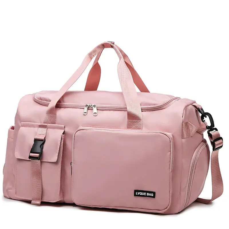 Multi-Function Travel Gym Bag with Shoe Compartment