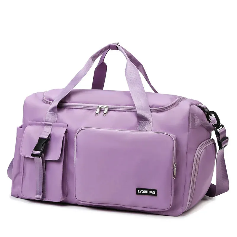 Multi-Function Travel Gym Bag with Shoe Compartment