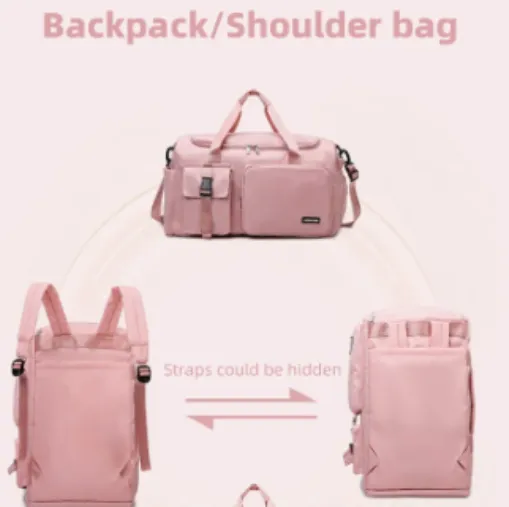 Multi-Function Travel Gym Bag with Shoe Compartment