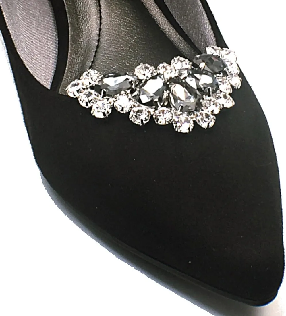 Multi Functional Decorative Rhinestone Shoes High Heel Clutch Dress Hat Shoe Clips Buckles 2 Pcs