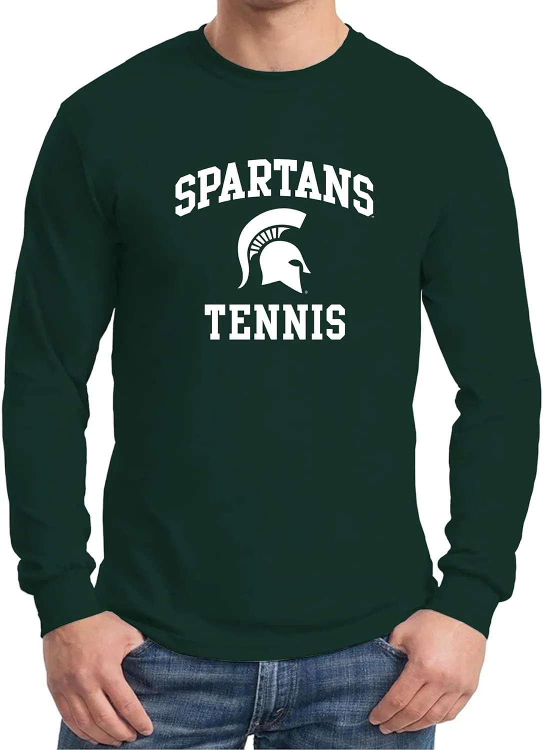 NCAA Arch Logo Tennis, Team Color Long Sleeve, College, University