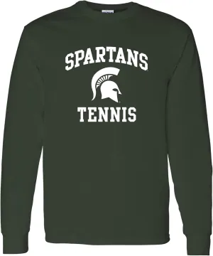 NCAA Arch Logo Tennis, Team Color Long Sleeve, College, University