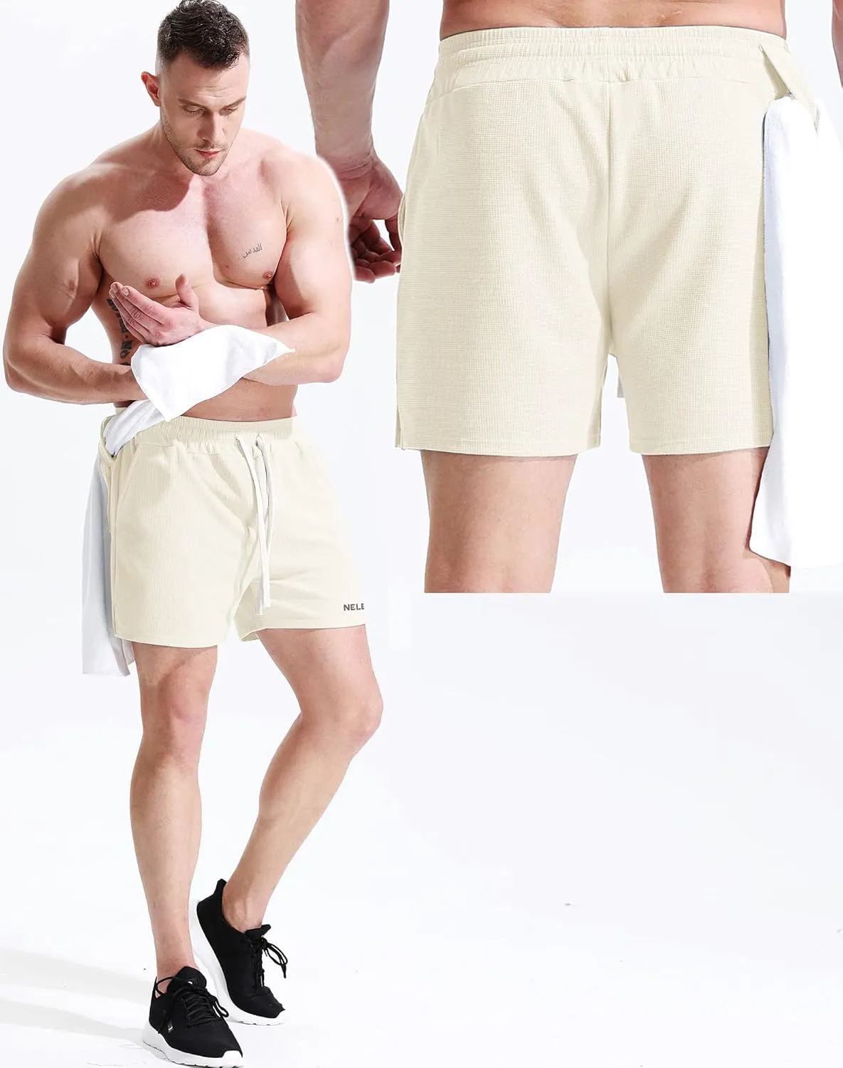 NELEUS Men's 7 inch Running Shorts Athletic Gym Workout Shorts with Pockets
