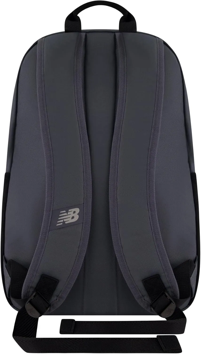 New Balance Laptop Backpack, Bungee Cord Computer Travel Bag for Men and Women, Grey, 17 Inch