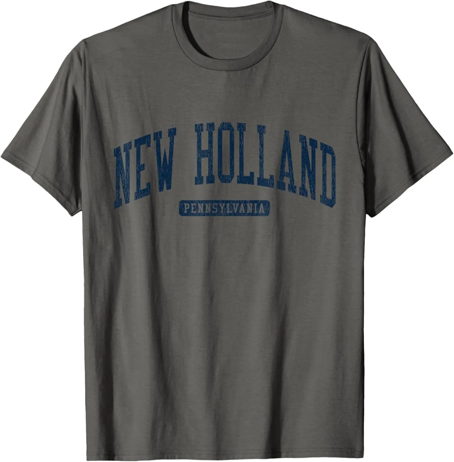 New Holland Pennsylvania PA College University Style Blue T-Shirt