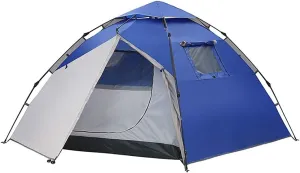 NIEH Tent Portable Waterproof Breathable Multifunction Folding Automatic Outdoor Camping Family Tents 3-4 Person