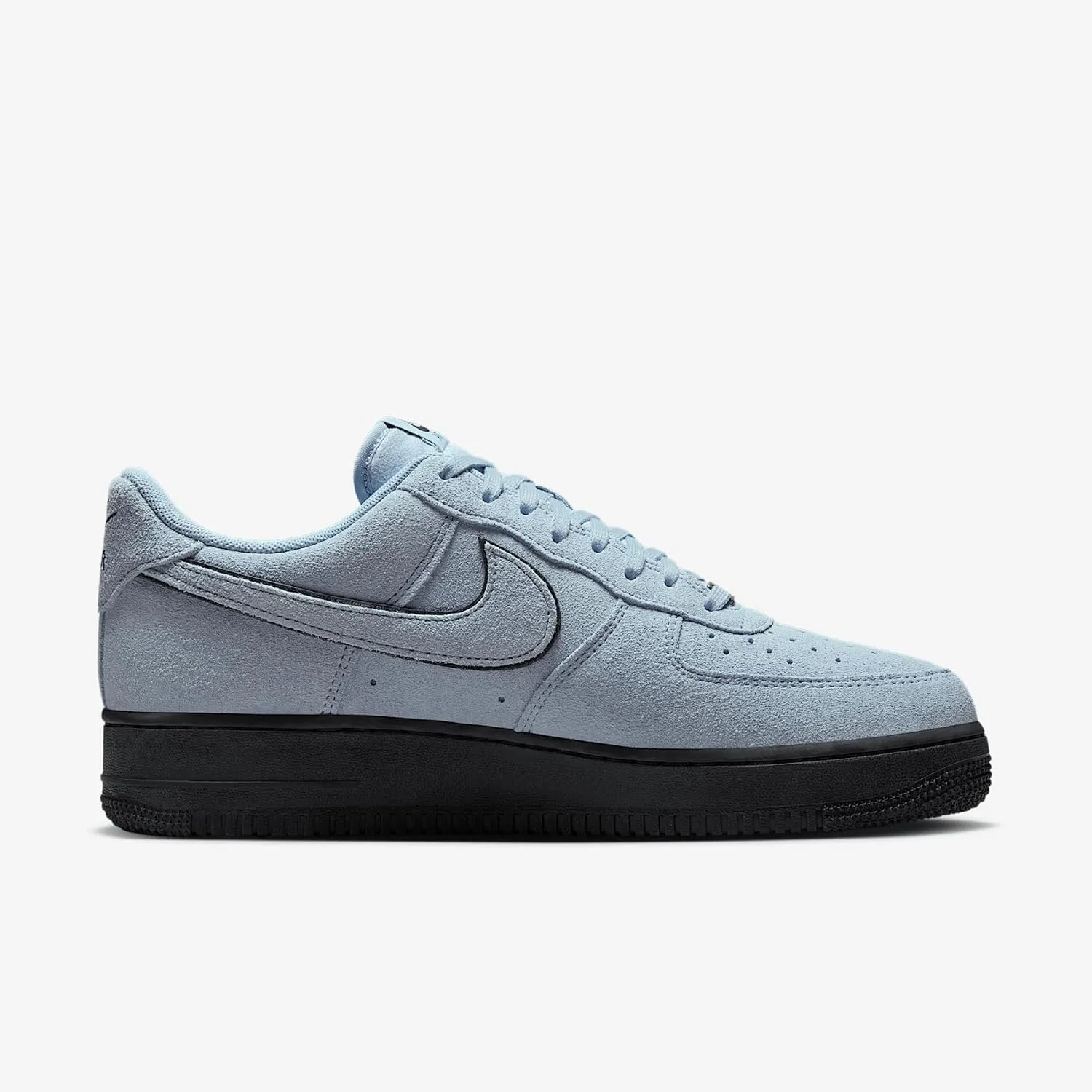 Nike Air Force 1 '07 LV8 Men's Shoes (HQ1966-400, Light Armory Blue/Black/Light Blue)