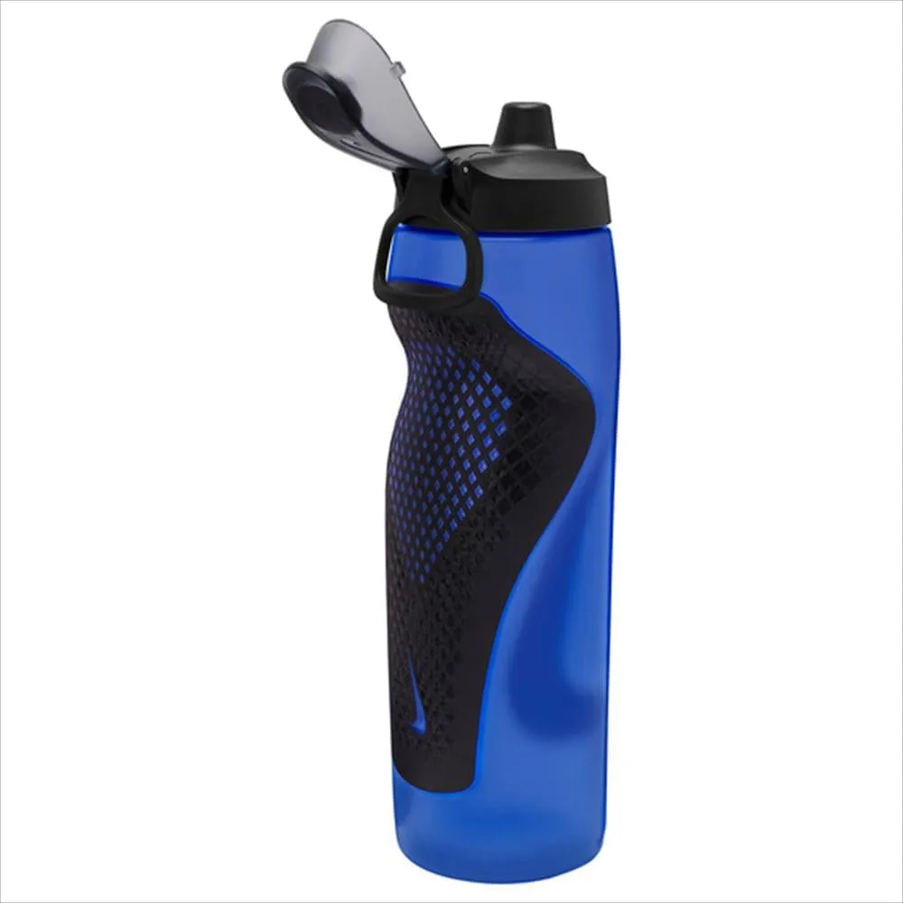 NIKE HY9000-423 Refillable Bottle Locking Lid 32oz Game Royal/Black 32oz/976ml