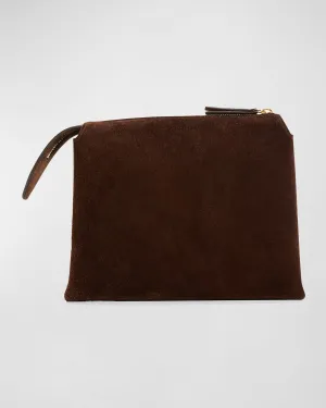 Nu Twin Crossbody Bag in Suede