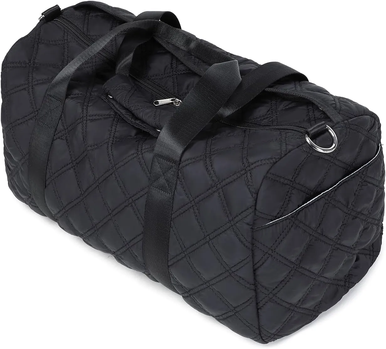 Octsky Gym Bag for Women with Shoe & Wet Compartment (Black)