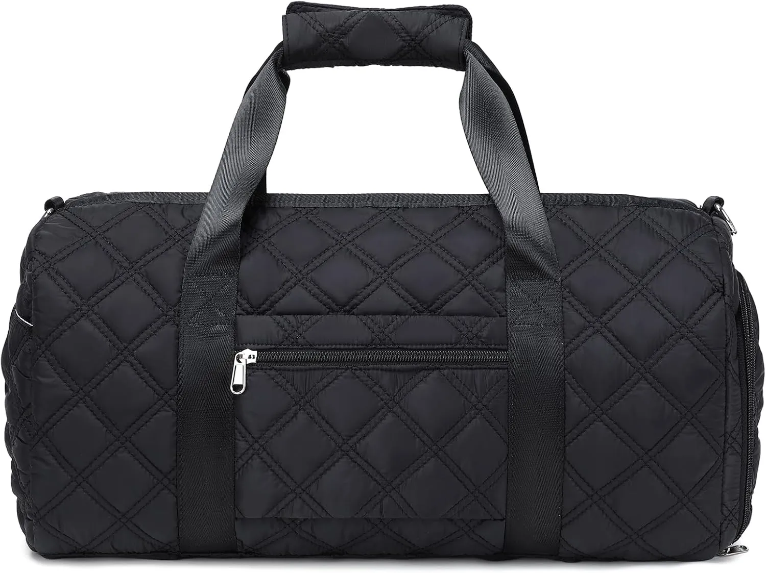 Octsky Gym Bag for Women with Shoe & Wet Compartment (Black)