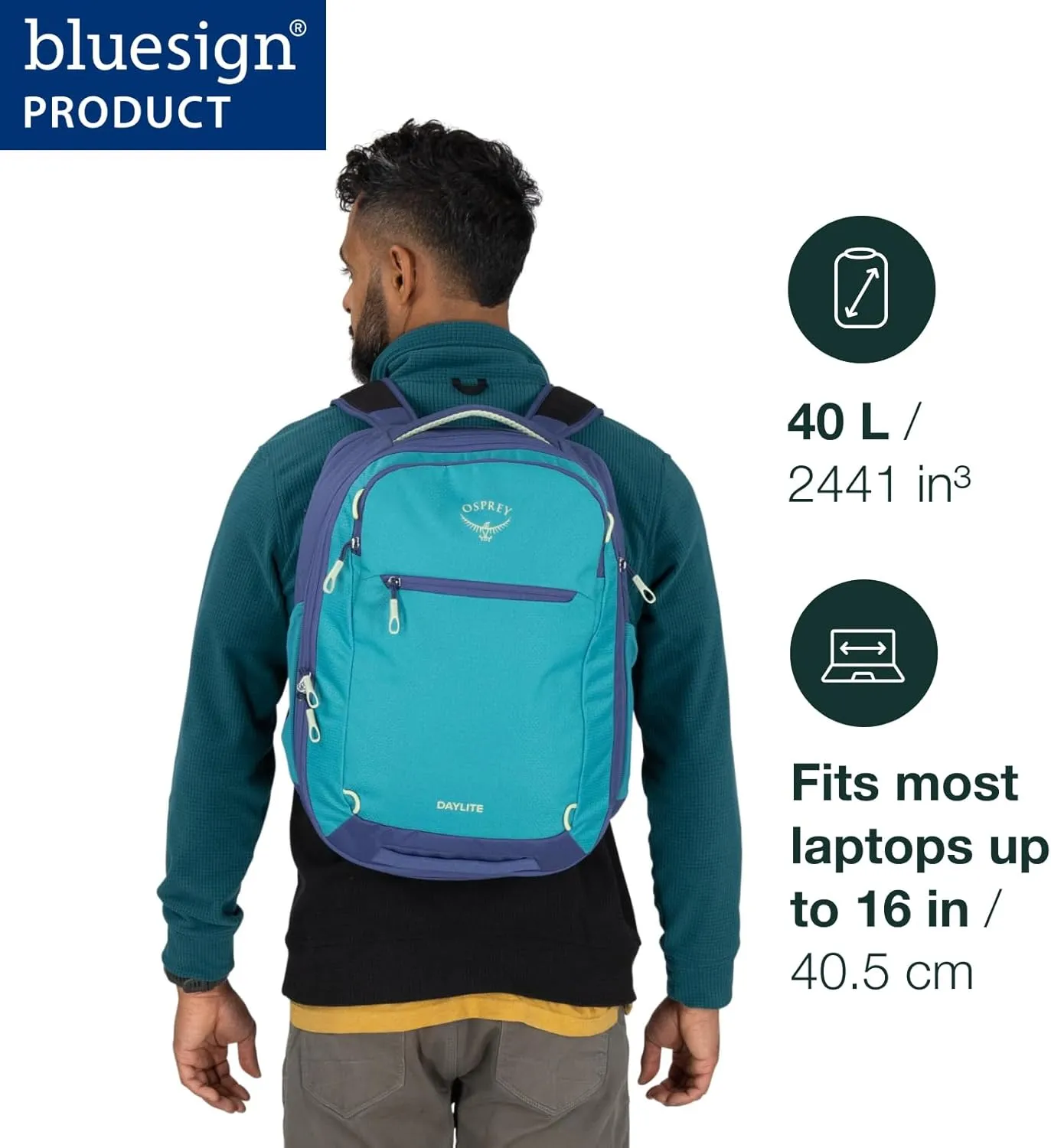 Osprey Daylite Expandable 26 6 Travel Pack, Tumbleweed Yellow/Tunnel Vision