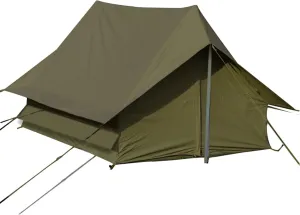 Outdoor Camping Retro Tent 2 People Self-Driving Tour Camping Rain-Proof Hut Type A-Shaped Tent Oxford Cloth Easy to Build and Store