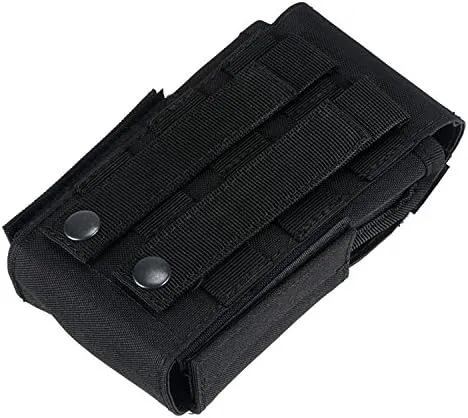 Outdoor Tactical Bullet Bag 12G Bullet Bag 25 Hole Loose Bullet Bag Hunting Special Loose Bullet Storage Bag（Only Black）