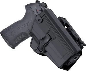 OWB Holster for Beretta PX4 Storm Full Size,Tactical Polymer Outside Waistband Open Carry Molle Belt Holster with Rapid Release 360° Adjustable Cant for PX 4 Storm 9mm .40 S&W, Right-Handed