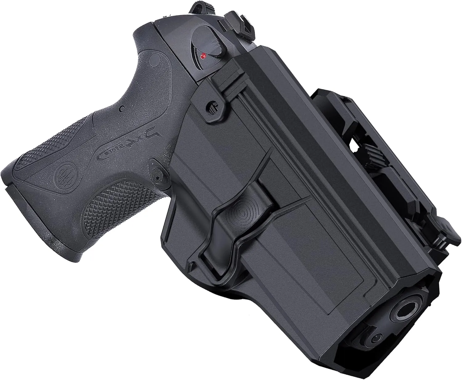 OWB Holster for Beretta PX4 Storm Full Size,Tactical Polymer Outside Waistband Open Carry Molle Belt Holster with Rapid Release 360° Adjustable Cant for PX 4 Storm 9mm .40 S&W, Right-Handed