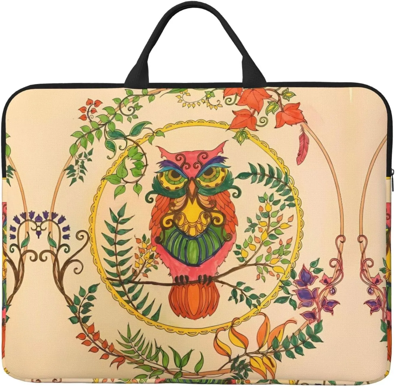 Owl Beliefs 14in Laptop Case Sleeve Bag - Carrying Business Travels, Office – Features Shoulder Messenger, Briefcase