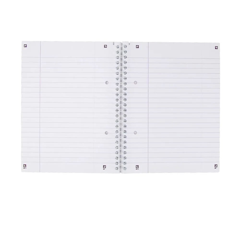 Oxford Campus Assorted Pastel A5  Wirebound Notebooks, Pack of 3