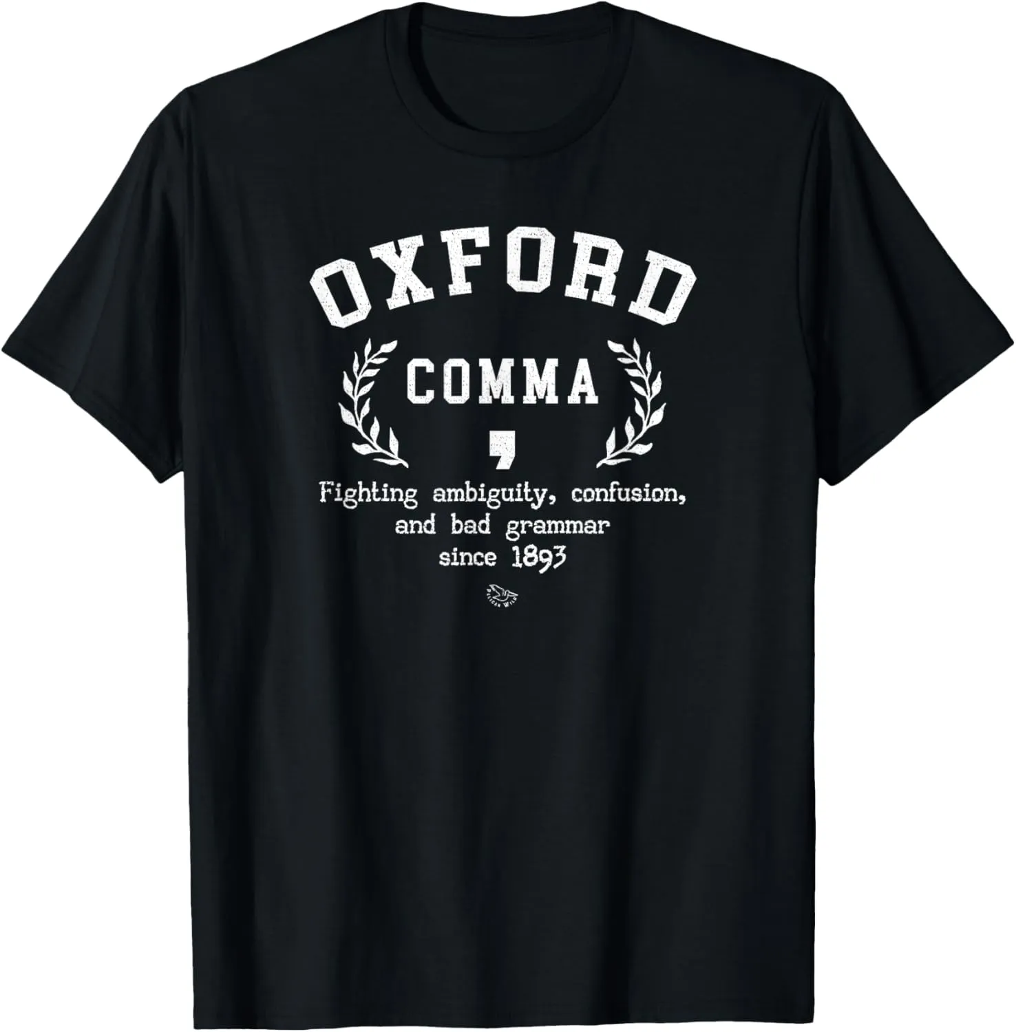 Oxford Comma Funny English Grammar Nerd Gift T-Shirt