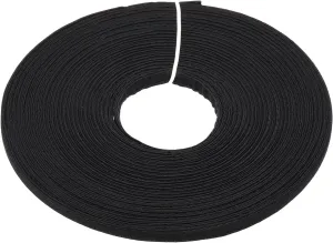 PATIKIL 6mm x 12 Yards Boning for Sewing, Polyester Low-Density Boning Cotton Covered Design for Handmade Dolls Hats Handbags Wedding Dresses, Black