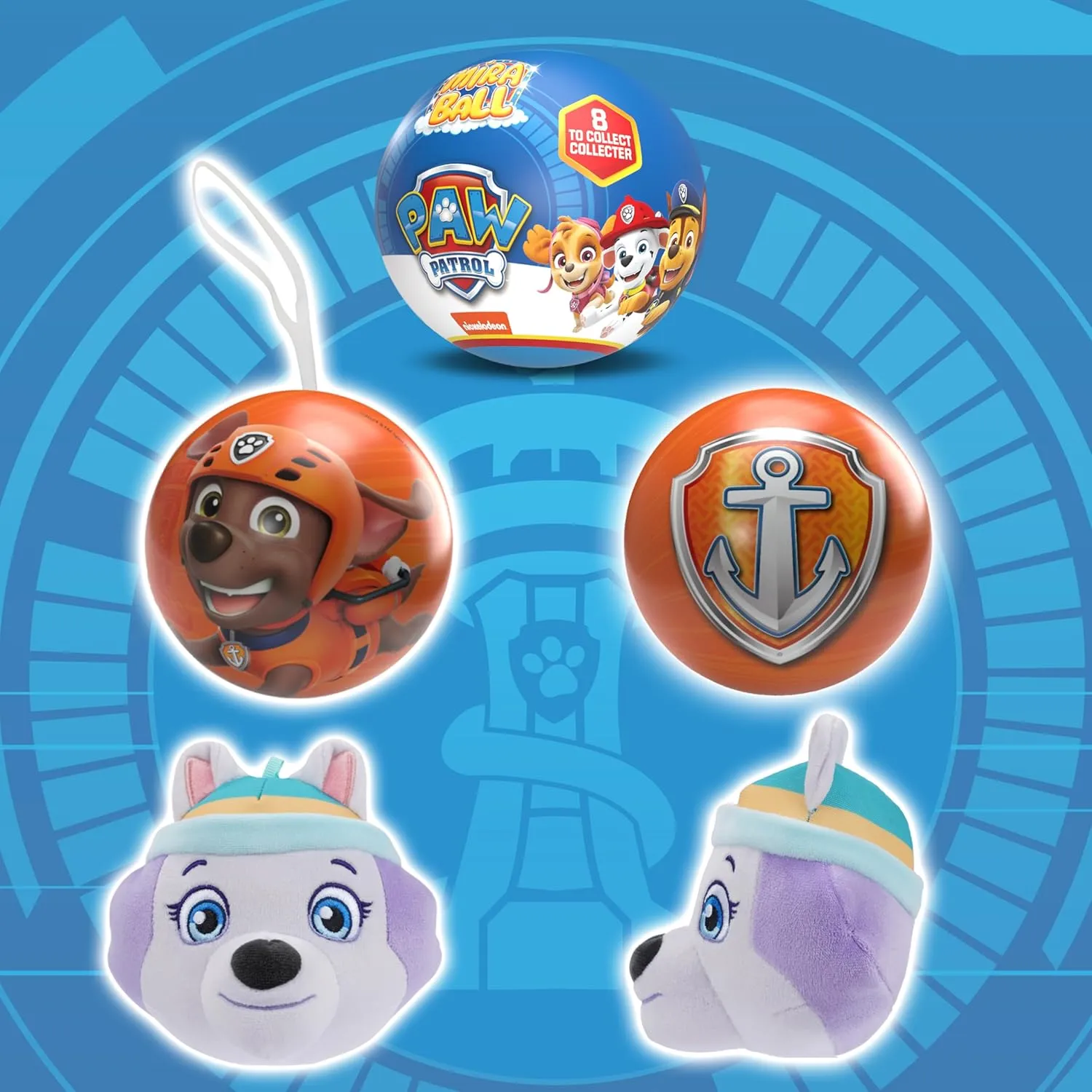 PAW Patrol MiraBall Mystery Expandable MAXI Plush to Unbox, Collectible Squishy and Soft Plush with 4 Surprise, Limited Edition, Great Toy Gift for Kids Aged 3  (4-Pack)