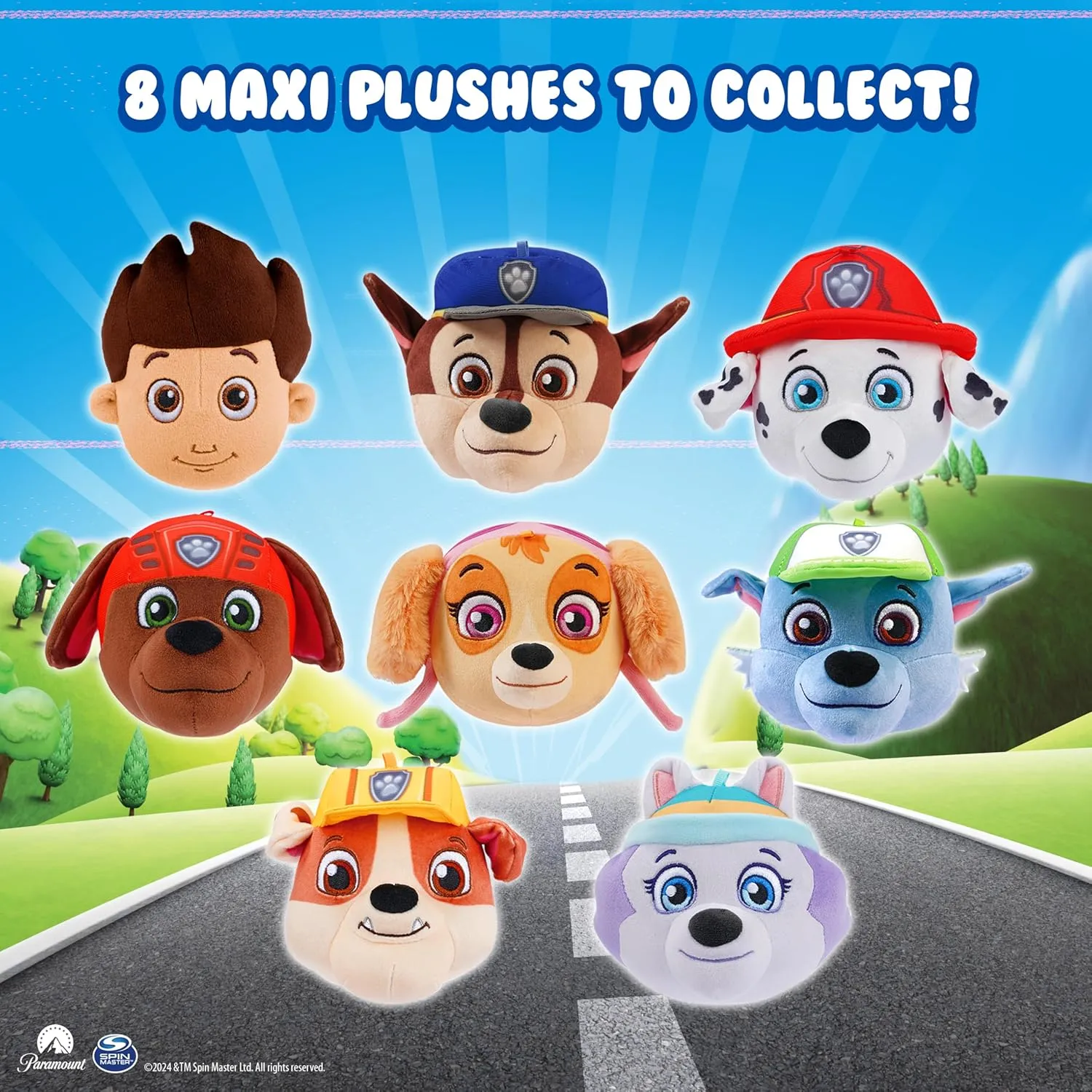 PAW Patrol MiraBall Mystery Expandable MAXI Plush to Unbox, Collectible Squishy and Soft Plush with 4 Surprise, Limited Edition, Great Toy Gift for Kids Aged 3  (4-Pack)