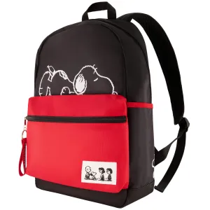 Peanuts 13 Inch Sleeve Backpack, Snoopy, Charlie Brown and Woodstock Padded Computer Bag for Commute or Travel, Multi