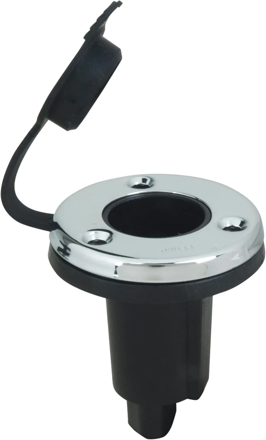 Perko 104530SDP Plug-in Type Stainless Steel Base - 3-Pins, Black