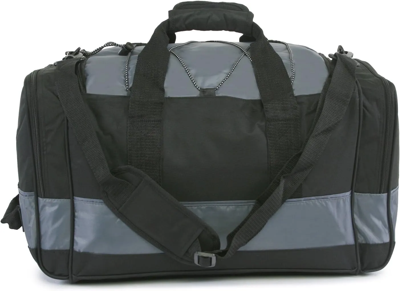 Perry Ellis Business Duffel Bag-Medium, Black/Grey, One Size