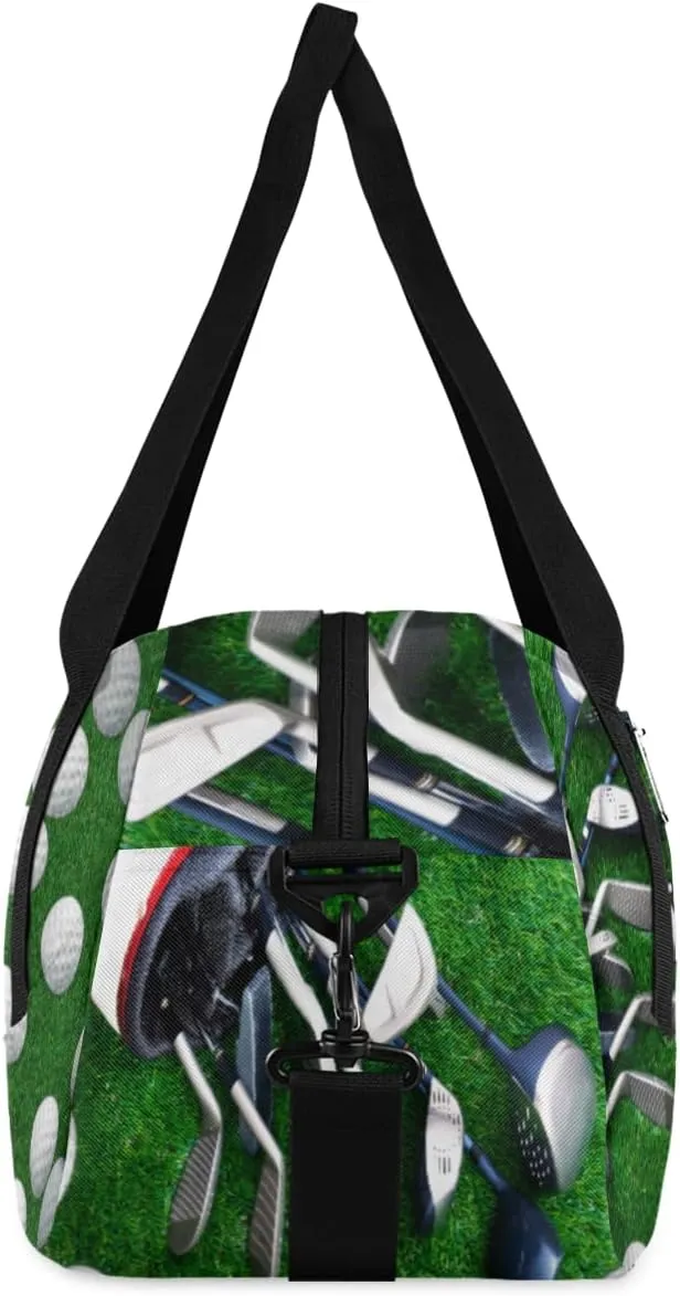 Personalized Kids Duffel Bag Sport Ball Golf Training,Custom Sport Gym Bag for Boys Girls,WWeekender Overnight Bags Travel Duffel Bag,Customized Kids Gift