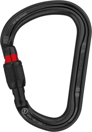 PETZL - William, Locking Carabiner for Belaying