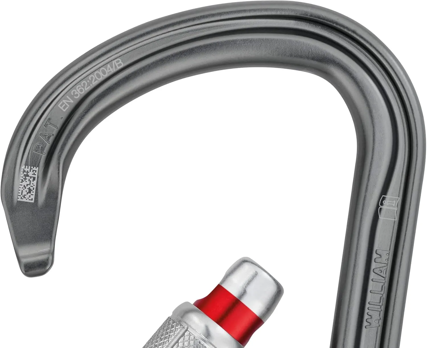 PETZL - William, Locking Carabiner for Belaying