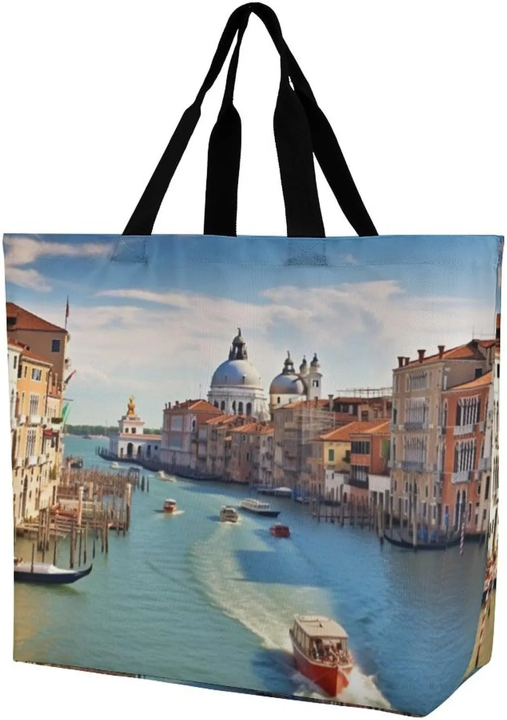 Pfhorn Flower Fairy Tote Bag for Women Reusable Grocery Shoulder Bag Shopping Bags for Travel, Groceries