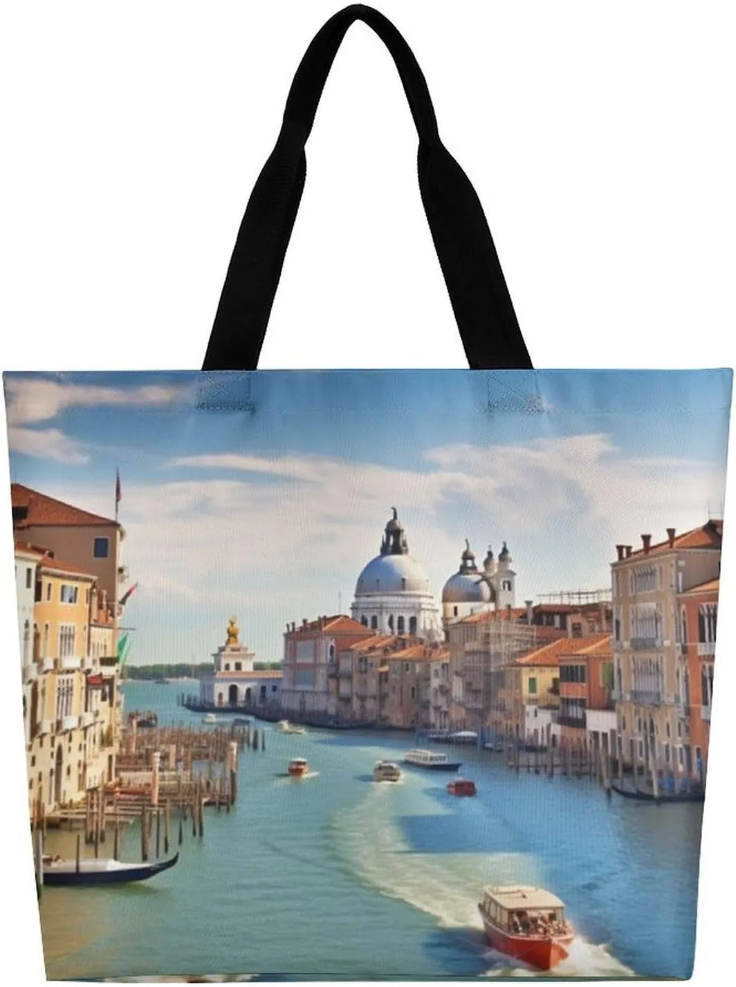 Pfhorn Flower Fairy Tote Bag for Women Reusable Grocery Shoulder Bag Shopping Bags for Travel, Groceries